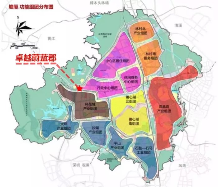 卓越蔚蓝郡交通图